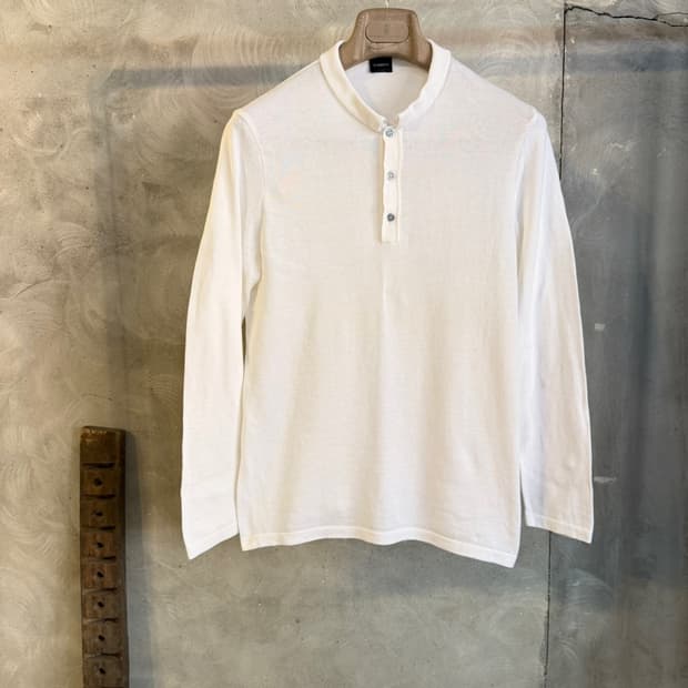 질샌더 헨리넥 니트 100