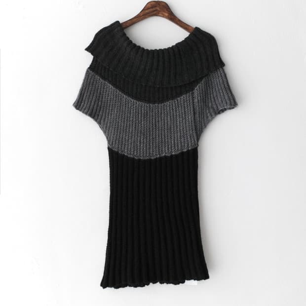 cowl knit top