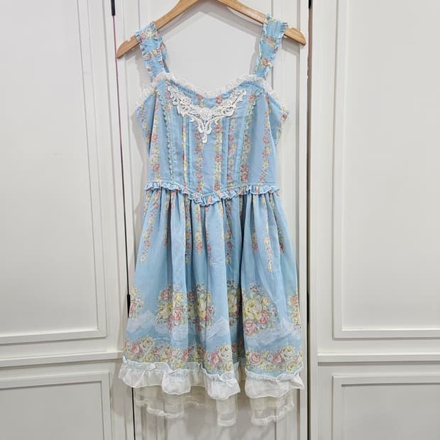 (axes femme / 엑시즈팜) 베이비 스카이블루 원피스