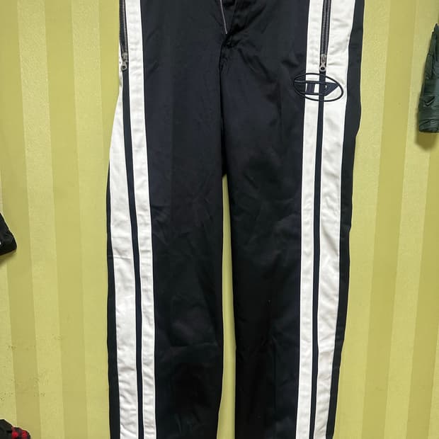 디젤 P-베크 바이커 팬츠 블랙 50