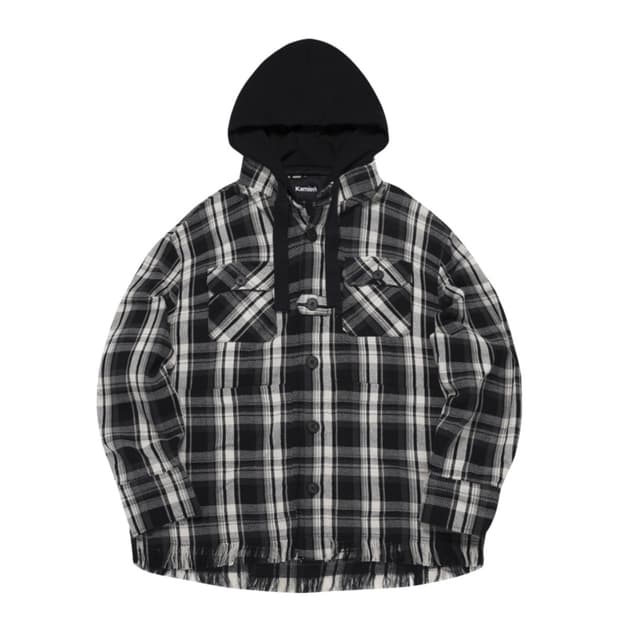 카미엔 후디 셔츠 블랙 3