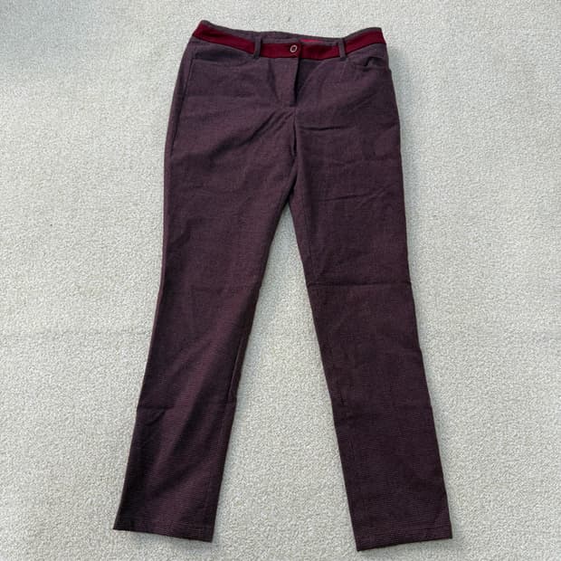 [67] 팬텀 골프웨어 여성 체크 바지팬츠 1223T1