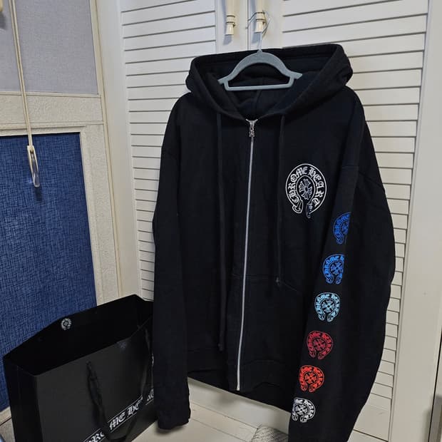 [ XL / 풀구성 ] 크롬하츠 멀티컬러 홀스슈 후드집업