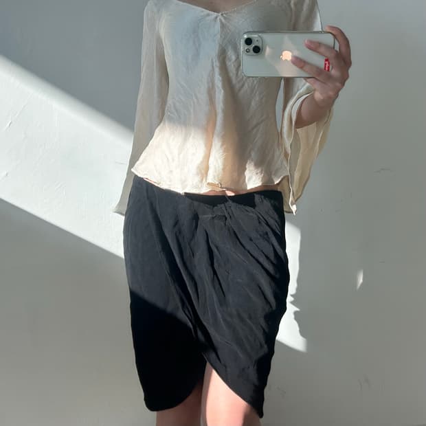 vintage wrap skirt