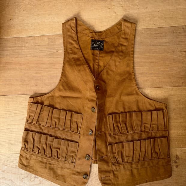 hudson 프릴 빈티지 조끼