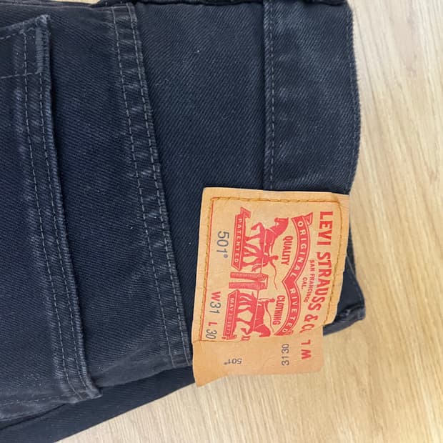 리바이스 501 블랙 31/30