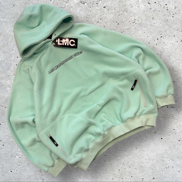 [M] 엘엠씨 LMC 플리스 후드티 민트 D102