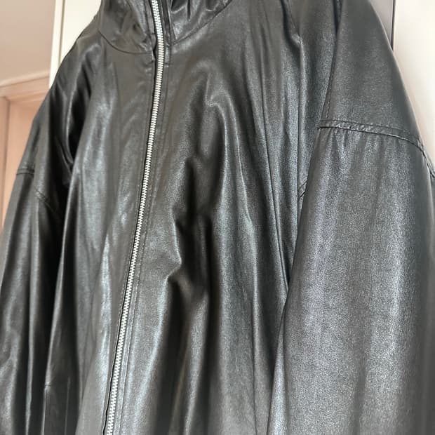 도프제이슨 후드레더 자켓