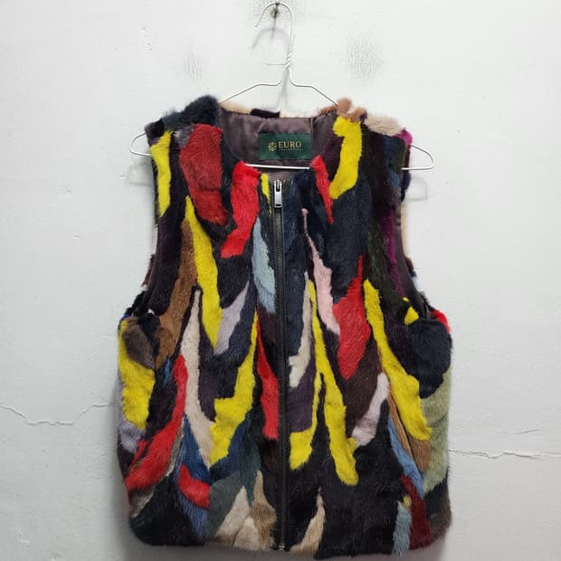 EURO COLLECTION 밍크 조끼 