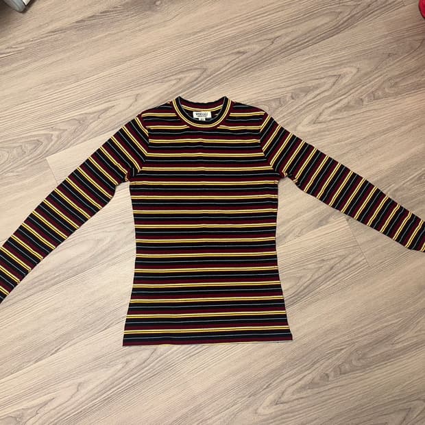 스트라이프 베네통스타일 쫄티