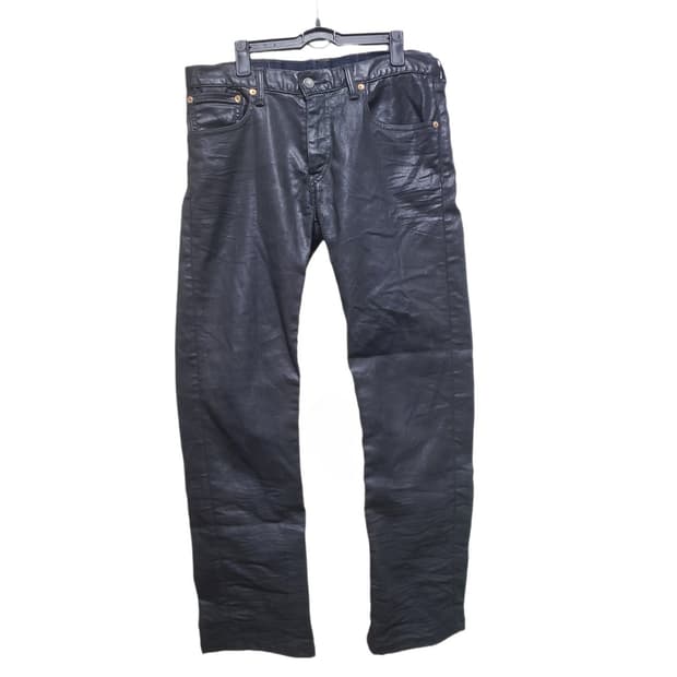 리바이스 블랙 코팅 데님 바지 33~34인치