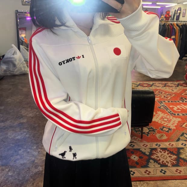 아디다스빈티지 “I❤️TOKYO" 트랙탑 자켓
