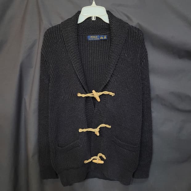 Ralph Lauren 랄프로렌 숄카라 토글 가디건