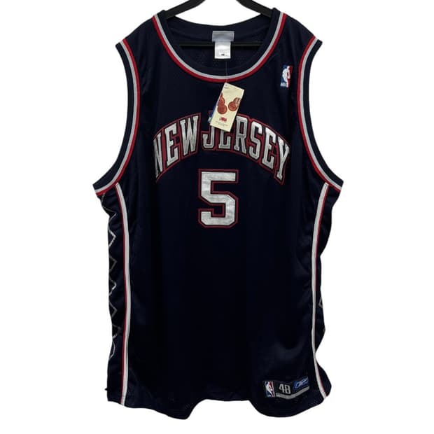 택부착 NBAx리복 제이슨 키드 농구 유니폼