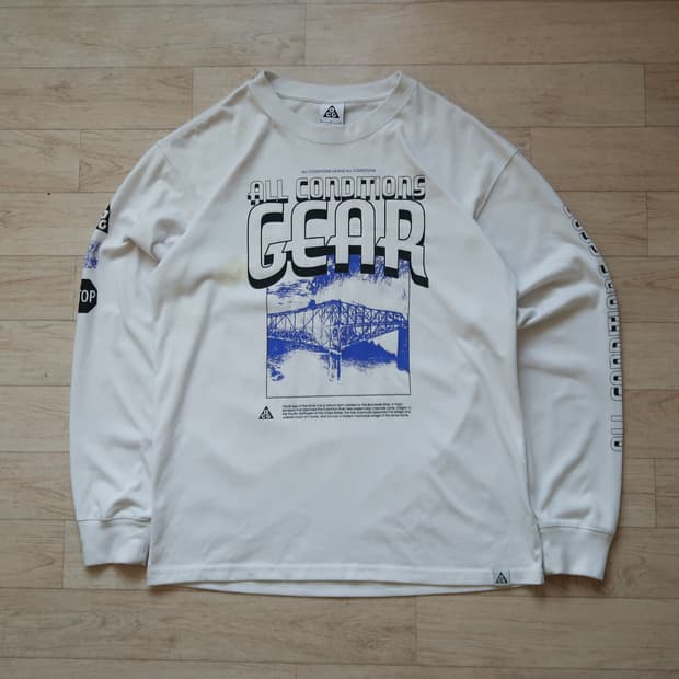 나이키 ACG 프린팅 오버핏 롱 슬리브 셔츠