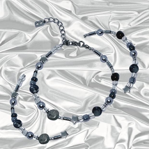 SIlver S(tone,tar) Brcelet