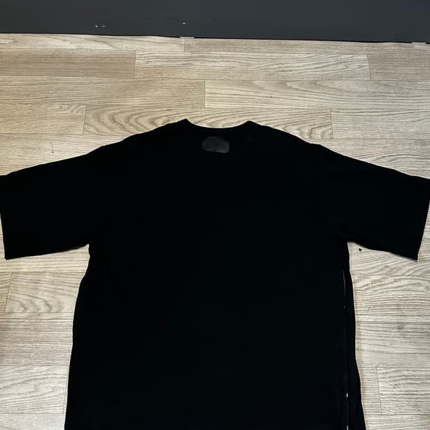 준지 블랙 곰돌이 프린팅 반팔 티셔츠 38