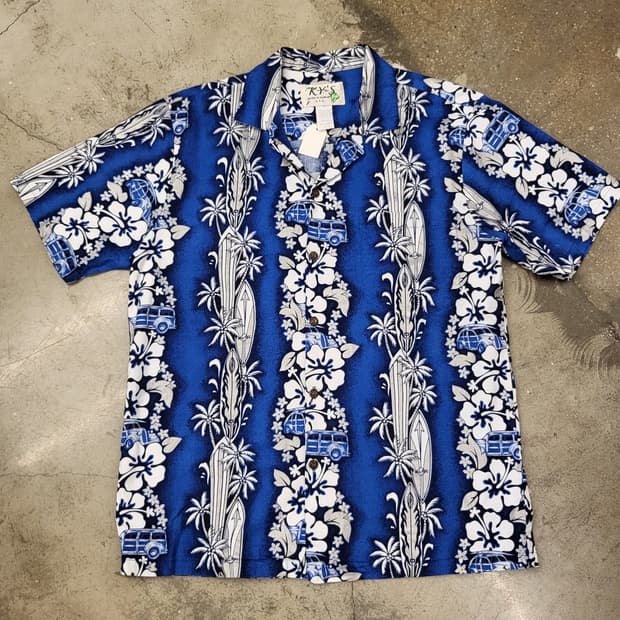 90s Made in Hawaii 미국 빈티지 반팔 하와이안셔츠
