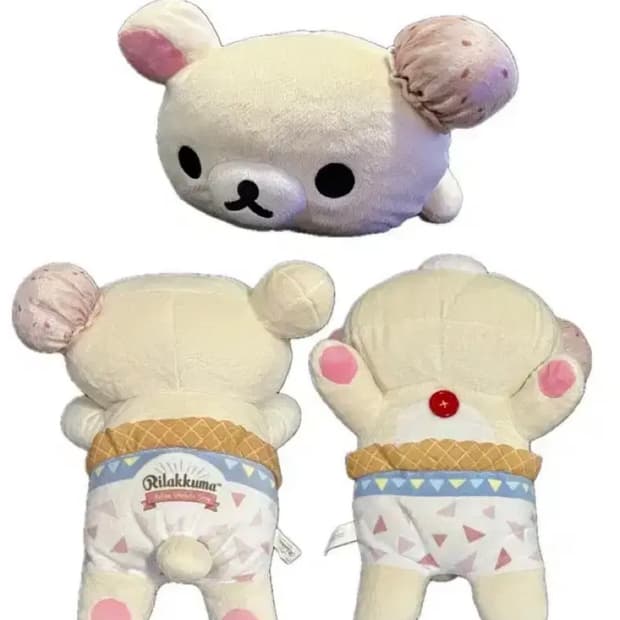 코리락쿠마 아이스크림 허그 인형