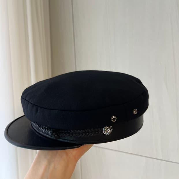 정품 크롬하츠 뉴스보이 캡 멘즈