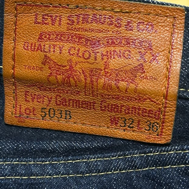 (99년작/민트급)리바이스 재팬 503B-XX 셀비지 빅E