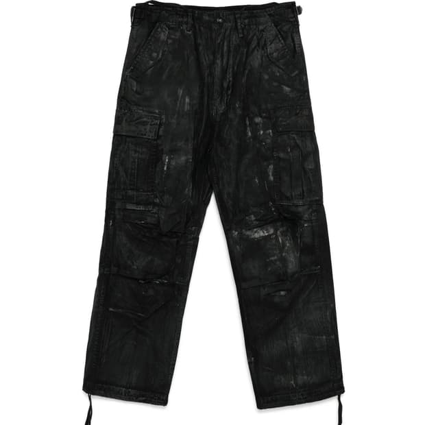 [S] pln 오일 카고팬츠