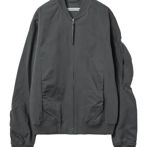 [M 새상품] paf 파프 8.0+ 셔링 봄버 차콜