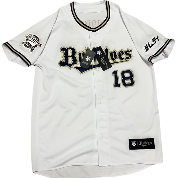 (새상품) 데상트 야마모토 요시노부 오릭스 홈 정품 유니폼