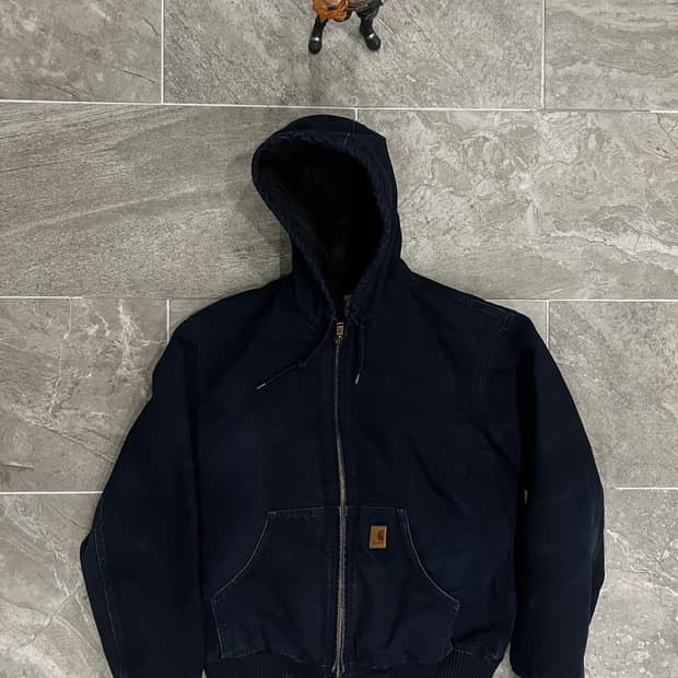 (S) 칼하트 덕 액티브 후드자켓 J130 MDT 미드나잇