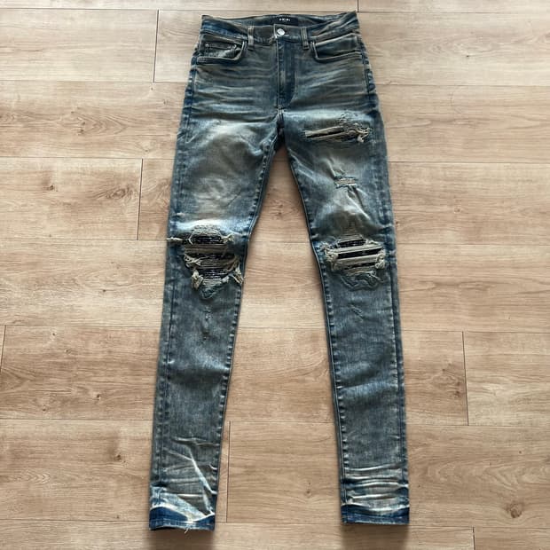 Amiri MX1 디스트로이드 슬림디스 진