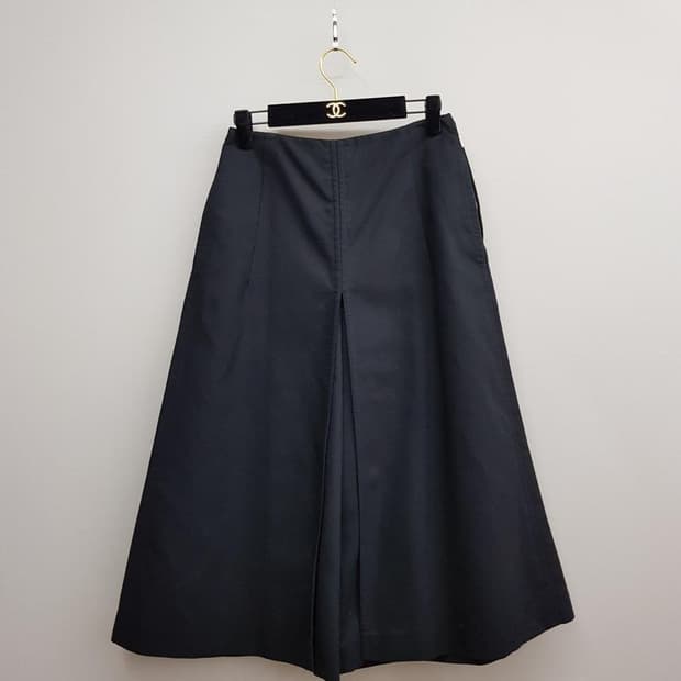 질샌더 JIL SANDER  코튼 플리츠 와이드 팬츠 32사이즈