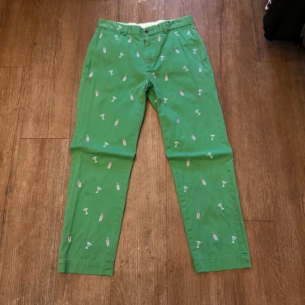 폴로 칵테일/쉐이커 면바지 그린 p2007