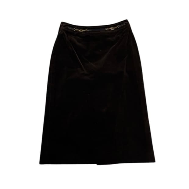 올드 셀린느 90s 벨벳 스커트