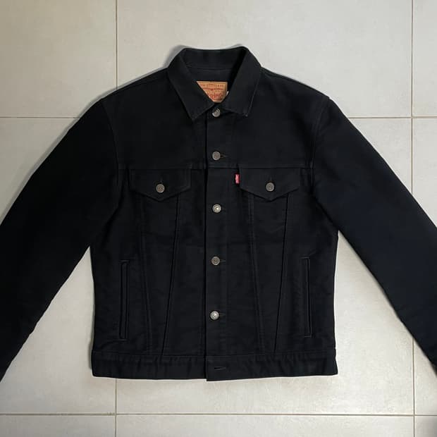 슈프림 x 리바이스 몰스킨 트러커 자켓 M