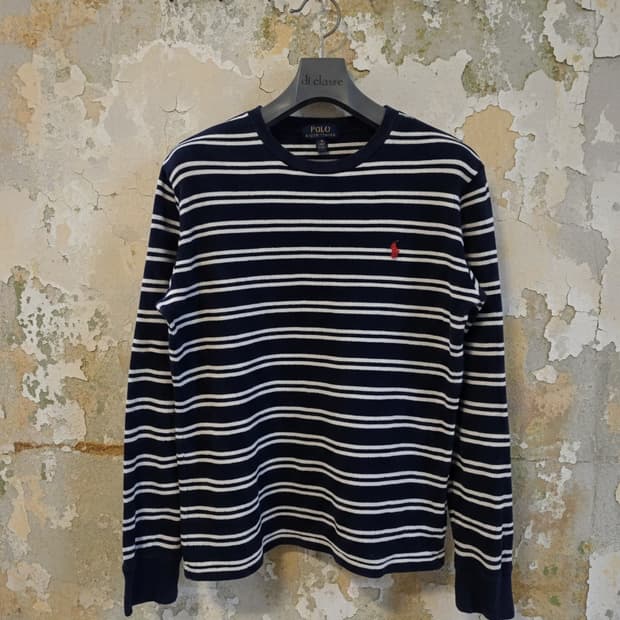 폴로 랄프로렌 스트라이프 긴팔 티셔츠 L