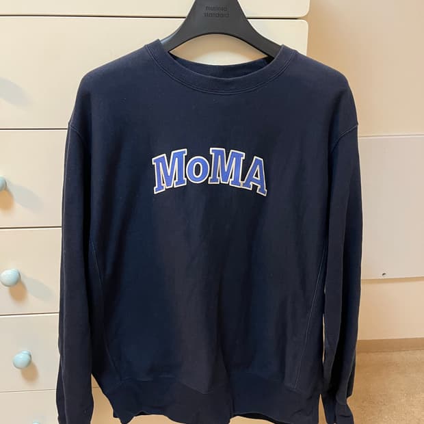 챔피온 MOMA 모마 네이비 맨투맨 L