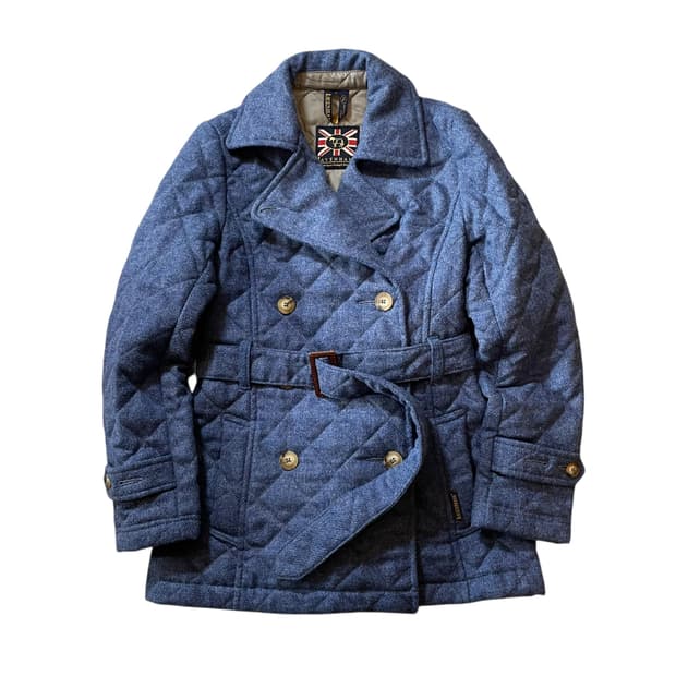 라벤햄 벨티드 퀼팅자켓