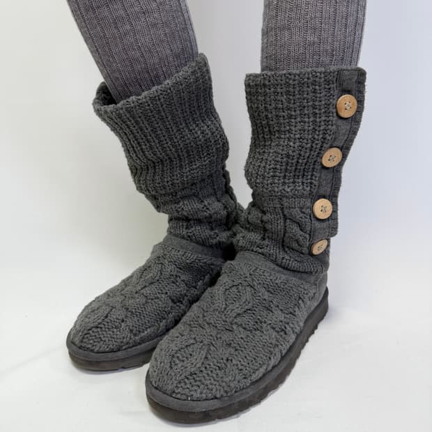 어그 니트 부츠