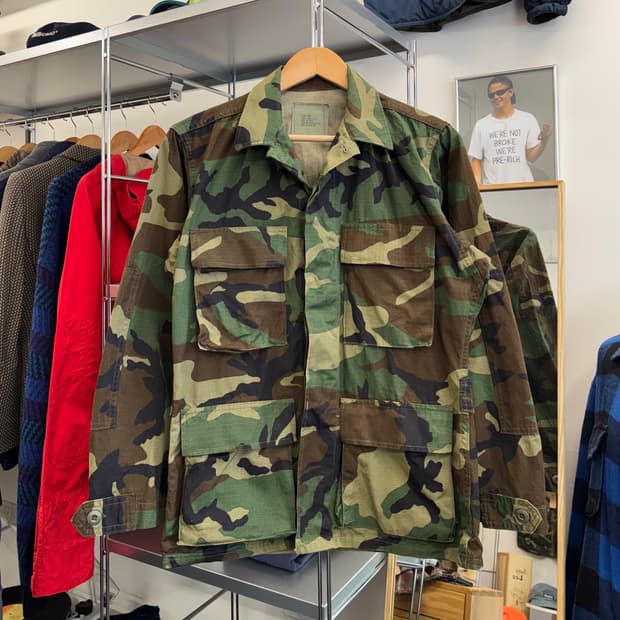US Army 미군 우드랜드 카모 셔츠 자켓 (S)  