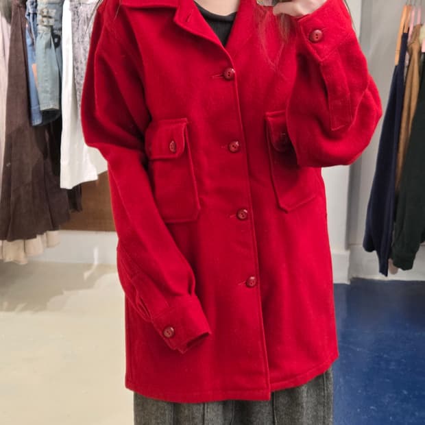 1980s USA 보이스카웃 아메리카 모직 셔츠