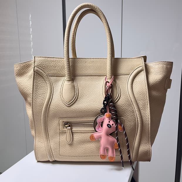 정품 셀린느 러기지 미니 토트백(라지)