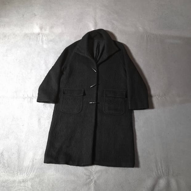 oro 오로 부클 더플 코트 M 블랙