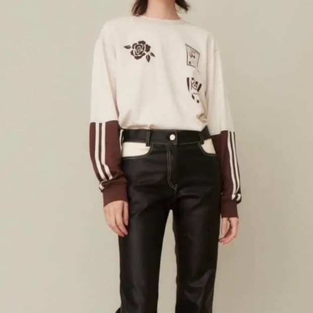 Kijun 21fw football tee brown