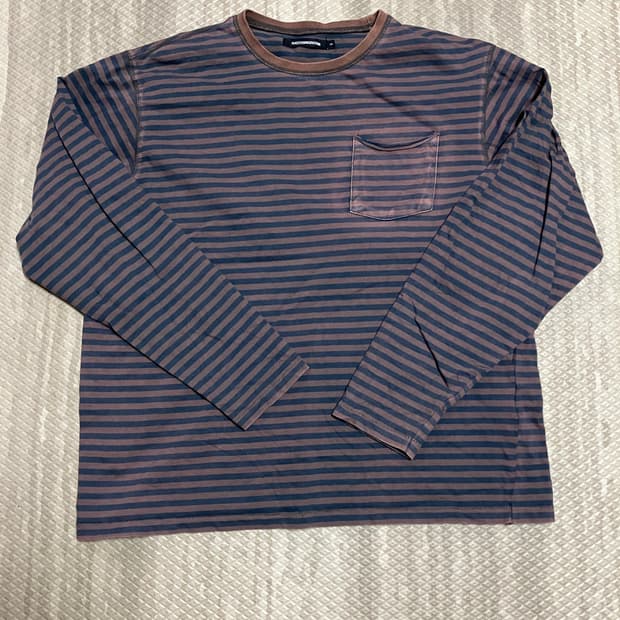 해칭룸 스트라이프 롱슬리브