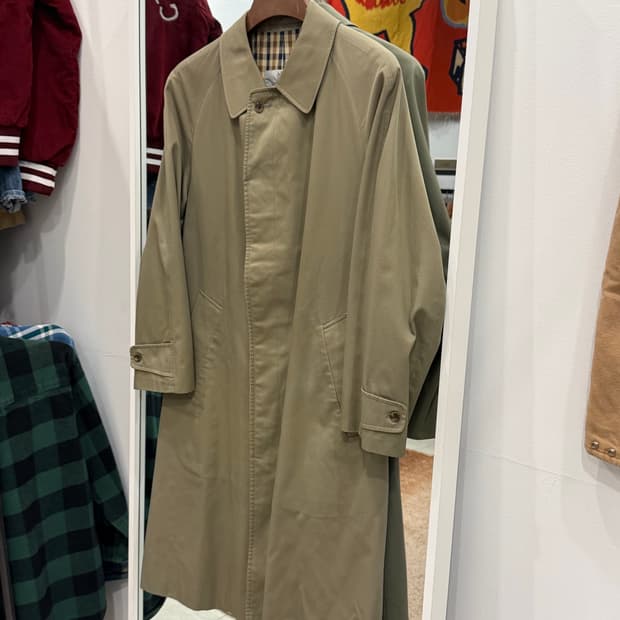 80s Aquascutum 빈티지 트렌치 맥코트 made England