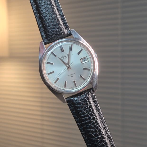 70's vintage Seiko automatic silver
