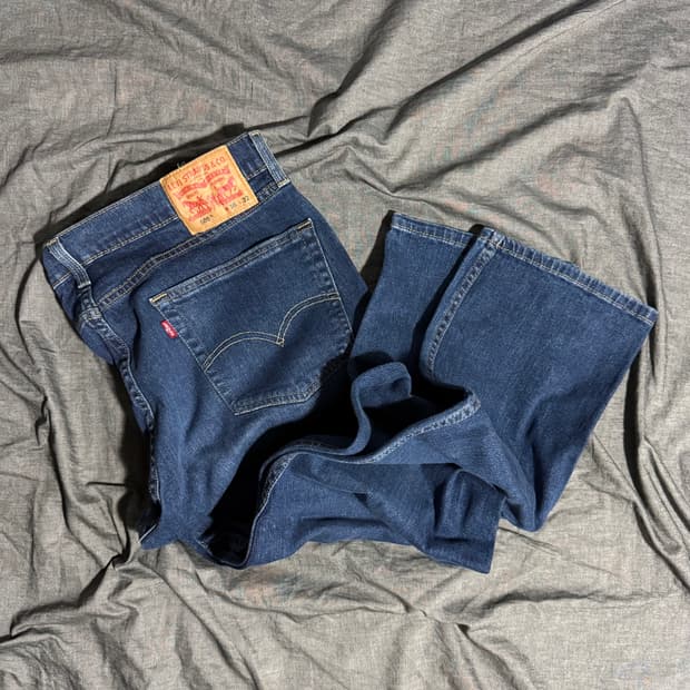 505 Blue Denim Pants
