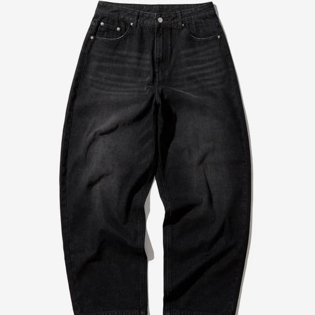 1993스튜디오 빈티지 와이드 벌룬 데님 팬츠 M