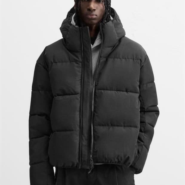 자라 후드 패딩 점퍼 s