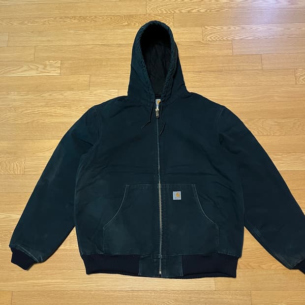 [XL] 00s 빈티지 칼하트 J140 덕 액티브 자켓 BLK